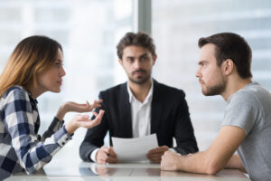 couple arguing mediation